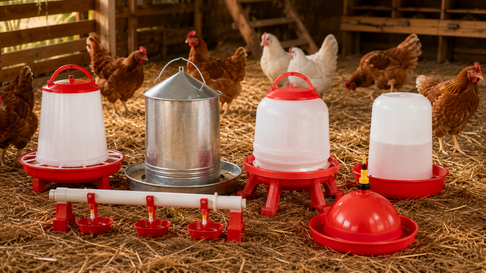 Bebederos para gallinas - Mundo Avicola