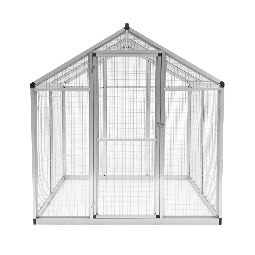 AVIARIO ALUMINIO 182 x 178 x 195 CM.