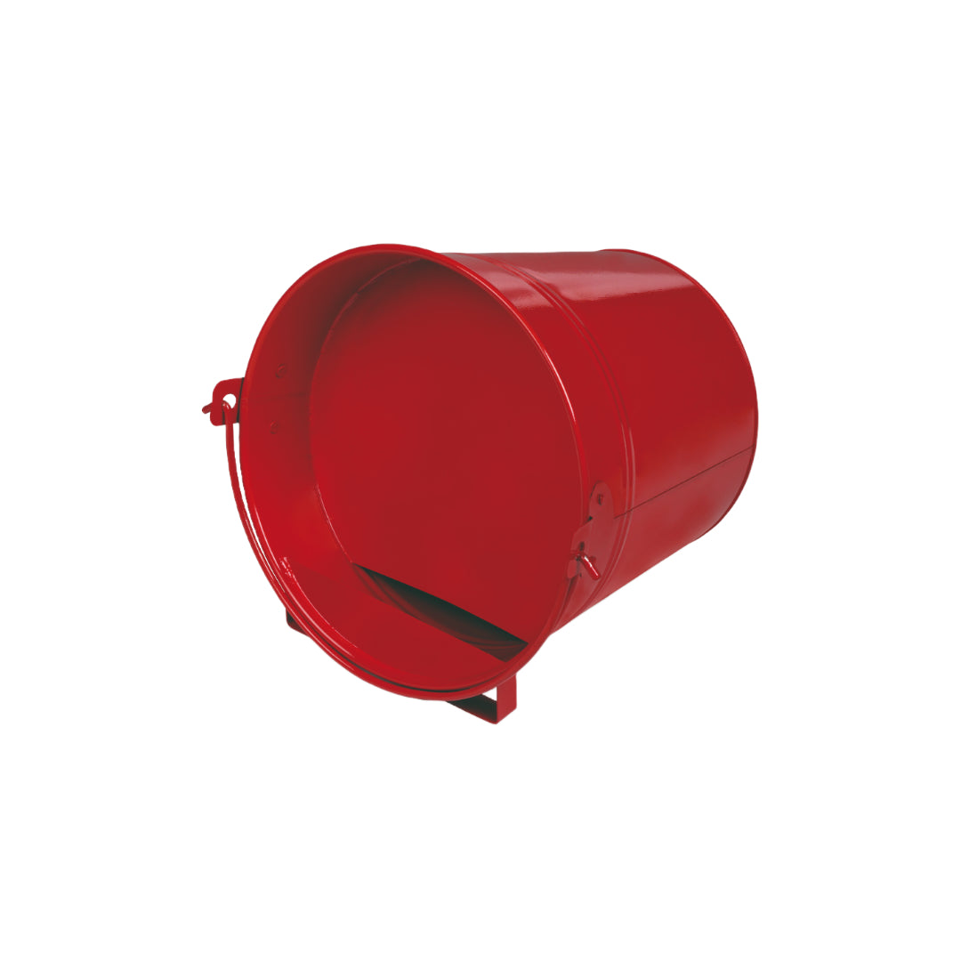 Bebedero Cubo Metalico Pintado - imagen 3