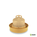 BEBEDERO PREMIUM 5 L. BASE PROFUNDA (ORO)