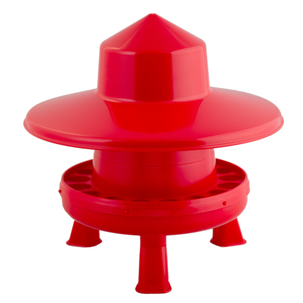 Tolva Plastico Aves Con Patas + Tapa - imagen 1