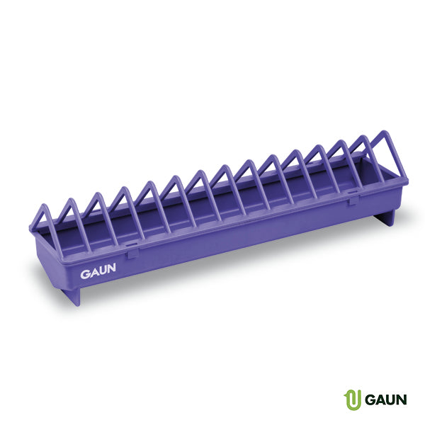 COMEDERO PLASTICO POLLITOS 50 CM. REJILLA ESTRECHA (VIOLETA)