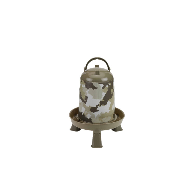 BEBEDERO AVES ECO 3 L. CON PATAS CAMUFLAJE