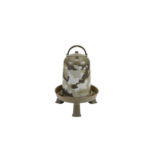 BEBEDERO AVES ECO 3 L. CON PATAS CAMUFLAJE