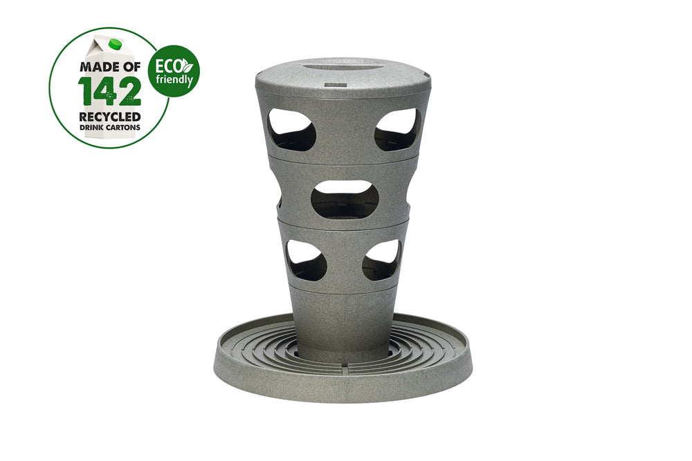 Comedero Torre Gallinas 100 % Reciclado - imagen 3
