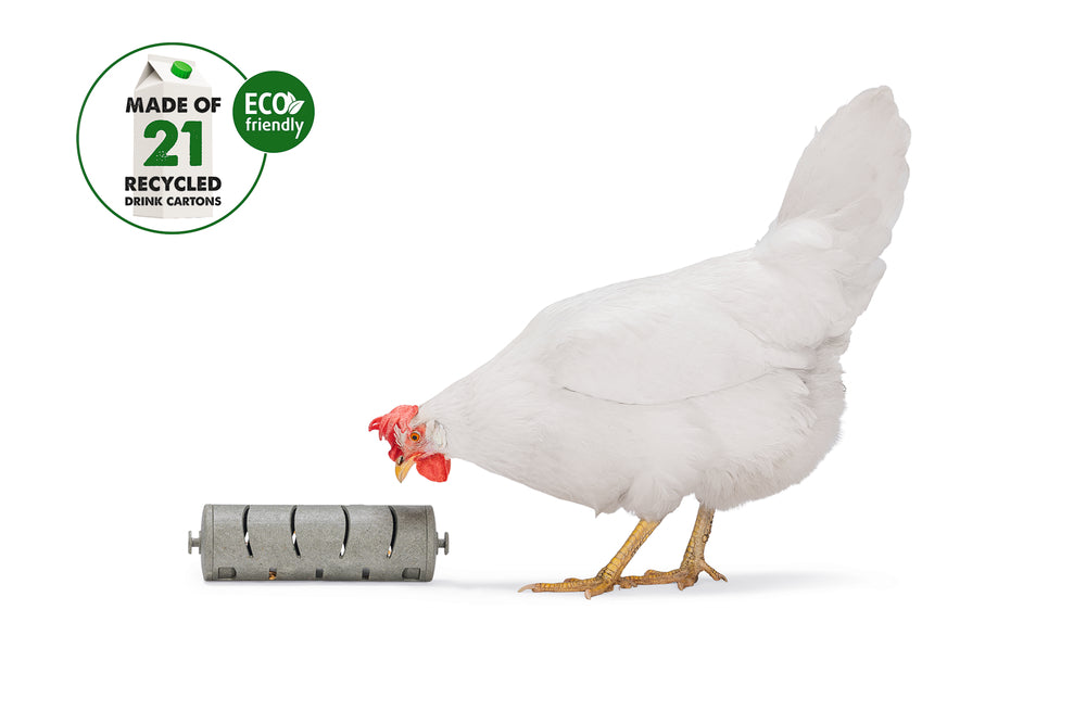 Distribuidor Snacks Para Gallinas 100 % Reciclado - imagen 5