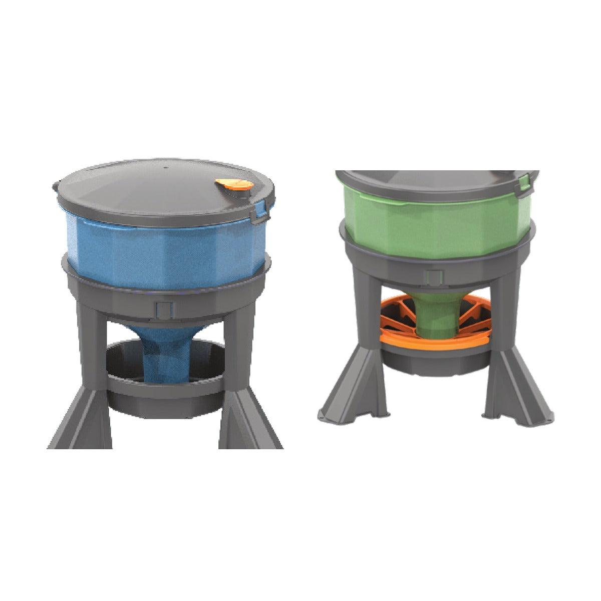 Bebed+comedero Silo 25L Con PATAS(PACK2+2UD) - referencia 31248 - Copele