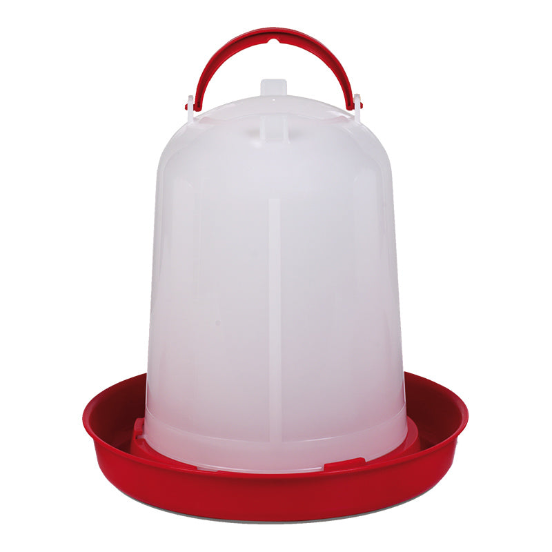 Bebederos de plástico Eco - color Rojo, capacidad 3 l, patas Sin patas - referencia 30661 - Copele
