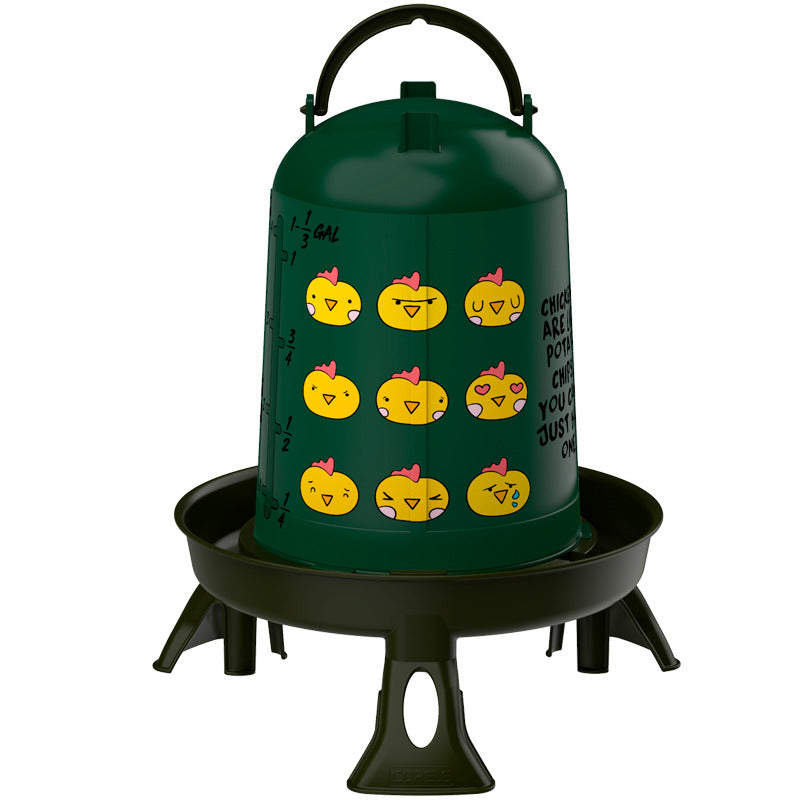 Bebederos Personalizables - Con etiqueta chips - color Reciclado, capacidad 5 l, patas Con patas, modelo Con etiqueta chips - referencia 30188 - Copele