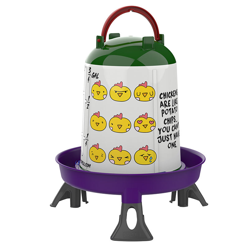 Bebederos Personalizables - Con etiqueta chips - color Reciclado, capacidad 3 l, patas Con patas, modelo Con etiqueta chips - referencia 31200 - Copele