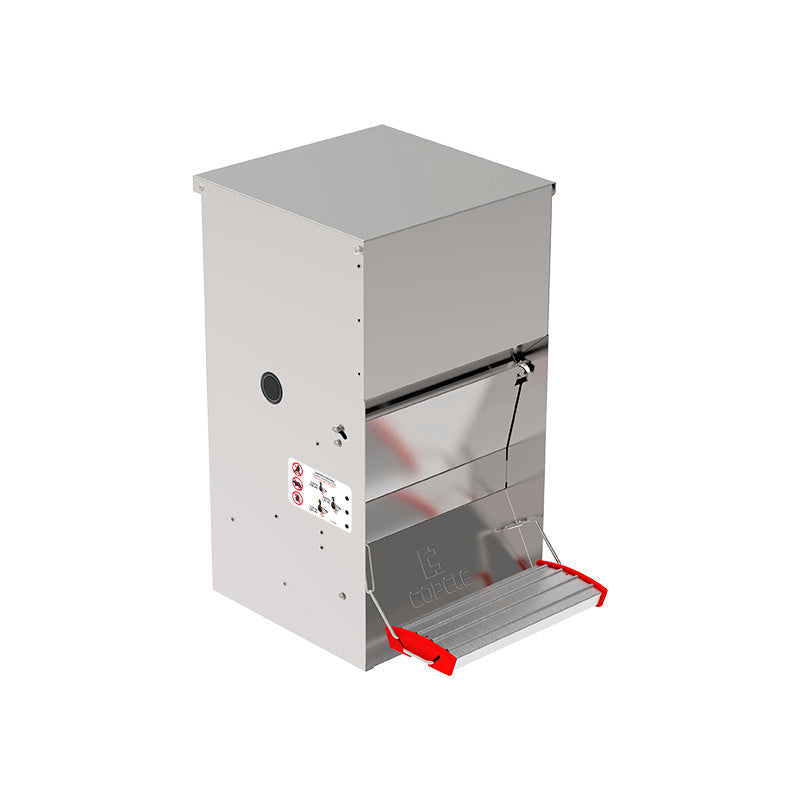 Comedero Tolva Patos Safe-Feed - color Galvanizado, capacidad 20 33 5 kg l - referencia 30072 - Copele