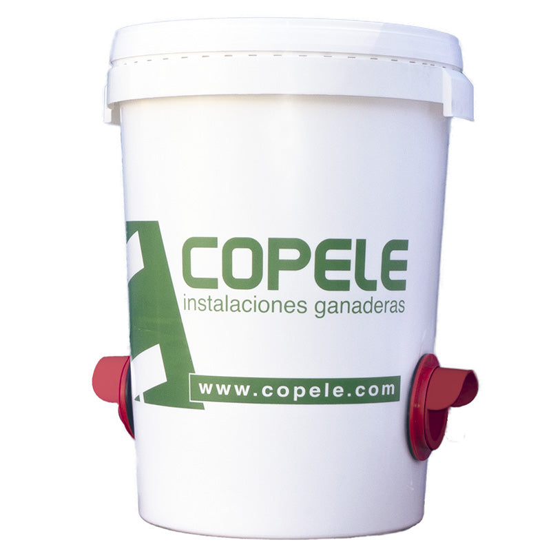 Comederos de exterior - capacidad 55 l con deposito, modelo Con bocas antidesperdicio, material Plastico - referencia 30058 - Copele