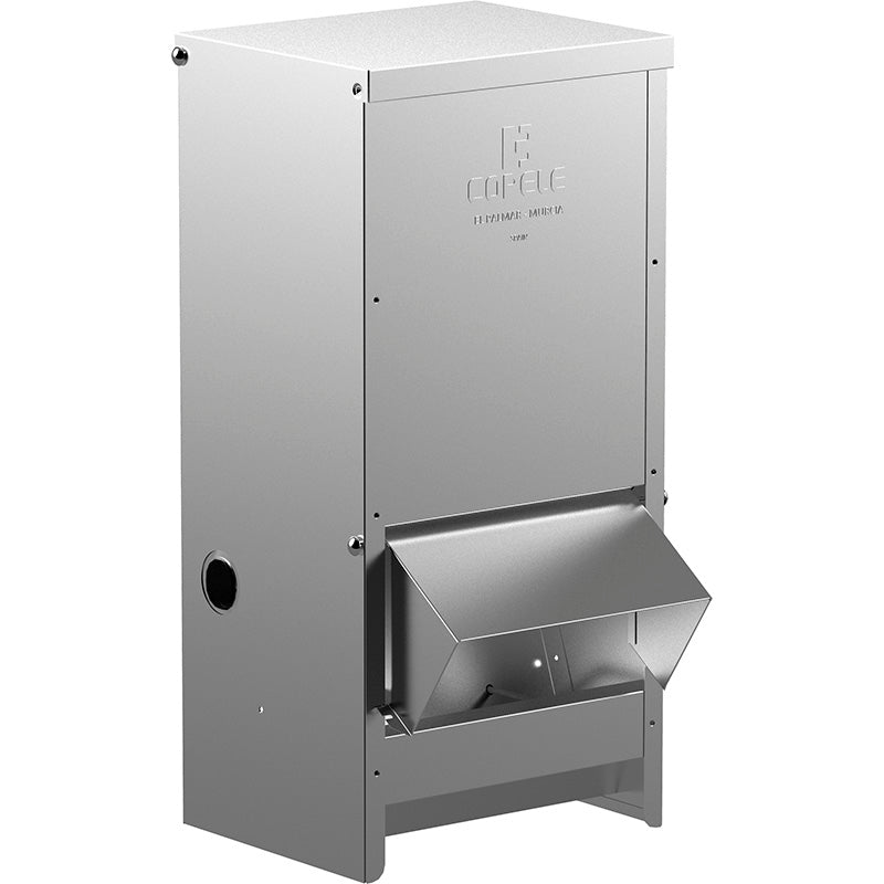 Comederos de exterior - capacidad 12 20 kg l, modelo Con visera, material Chapa galvanizada - referencia 30156 - Copele