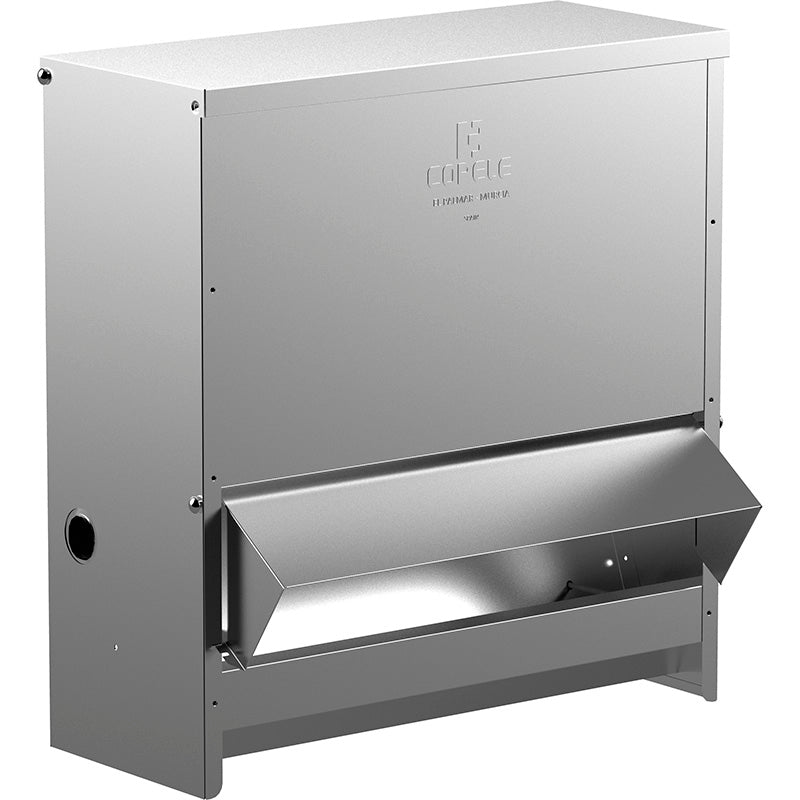 Comederos de exterior - capacidad 24 40 kg l, modelo Con visera, material Chapa galvanizada - referencia 30157 - Copele