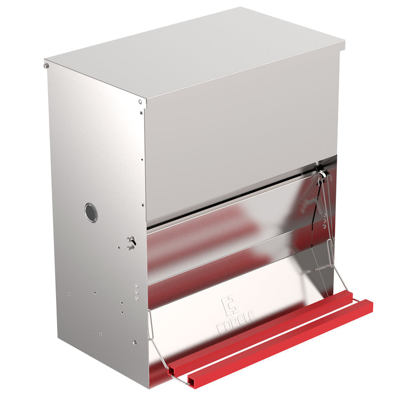Comederos de exterior - capacidad 40 67 kg l, modelo Con pedal, material Chapa galvanizada - referencia 30763 - Copele