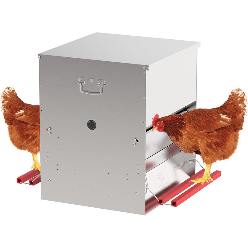 Comederos de exterior - capacidad 50 83 5 kg l, modelo Con pedal, material Chapa galvanizada - referencia 30798 - Copele