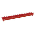Comederos lineales de plástico - 2a edad - color Rojo, capacidad 100 cm, modelo 2a edad, tipo Rejilla ancha - referencia 30573 - Copele