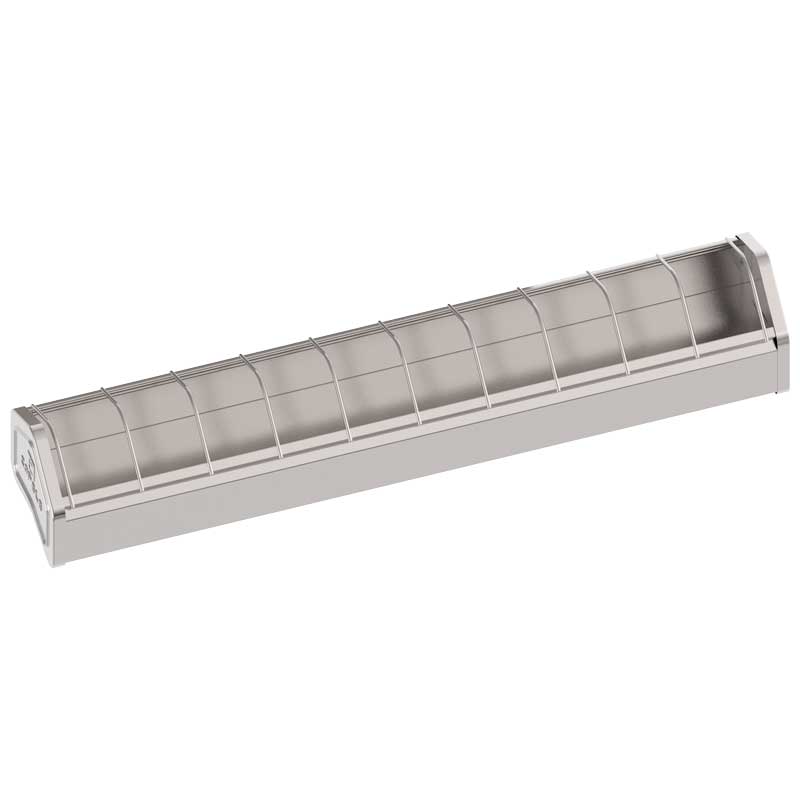 Comederos lineales metálicos - capacidad 50 cm, modelo 1a edad, tipo Mini - referencia 30256 - Copele