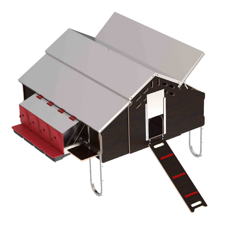 Gallineros móviles Free-Range - color Techo galvanizado, modelo 1 50 x 1 80 m, tipo Sin kit desplazamiento - referencia 30966 - Copele