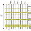 Malla Eléctrica para Aves 1.05 x 50 m. - capacidad 1 05 x 50 m - referencia 91568 - Copele