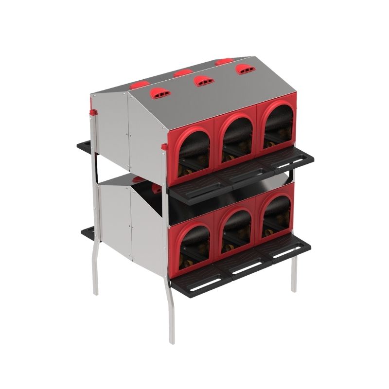 Nidos Platinum - patas 2 pisos 2 caras, modelo 12 dptos, tipo Interior - referencia 30939 - Copele