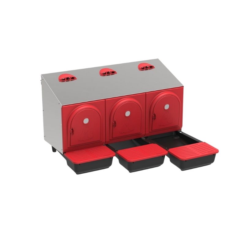 Ponederos Platinum - patas Sin patas, modelo 3 dptos, tipo Exterior - referencia 30884 - Copele