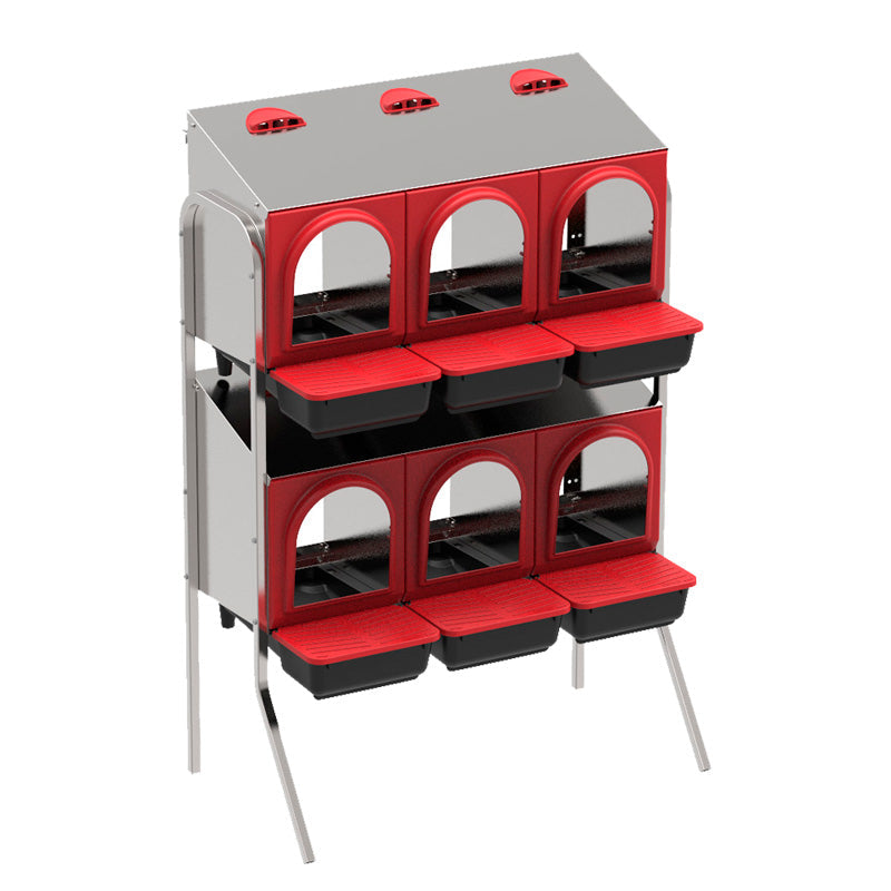 Ponederos Platinum - patas 2 pisos 1 cara, modelo 6 dptos, tipo Interior - referencia 30920 - Copele