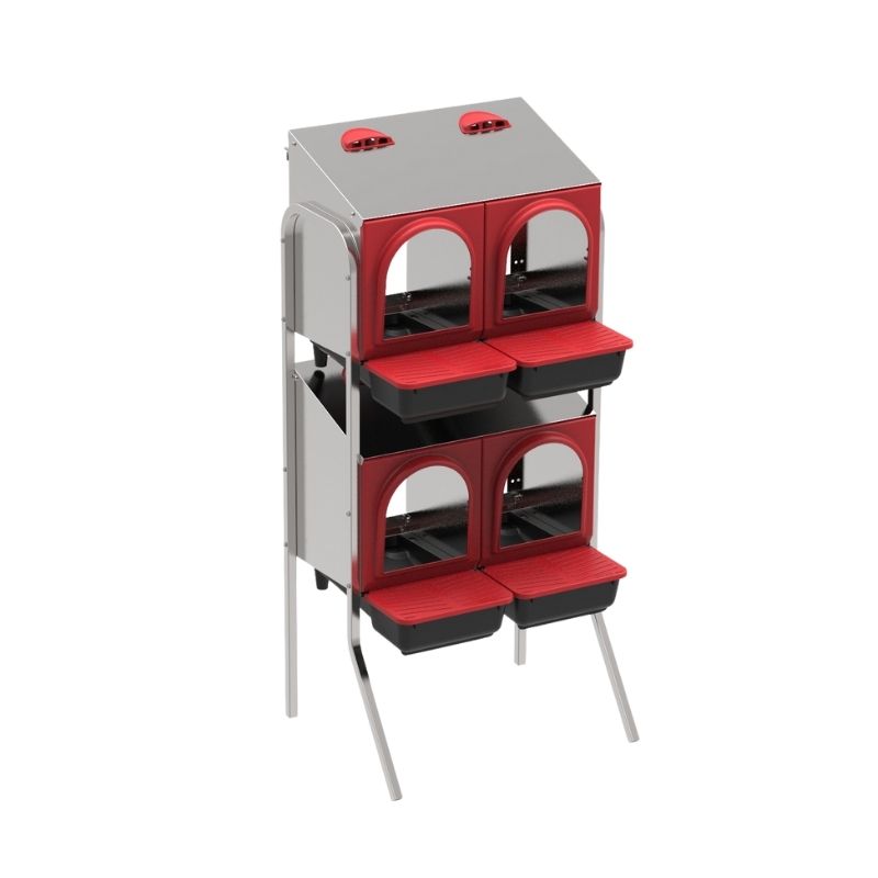 Ponederos Platinum - patas 2 pisos 1 cara, modelo 4 dptos, tipo Interior - referencia 30921 - Copele