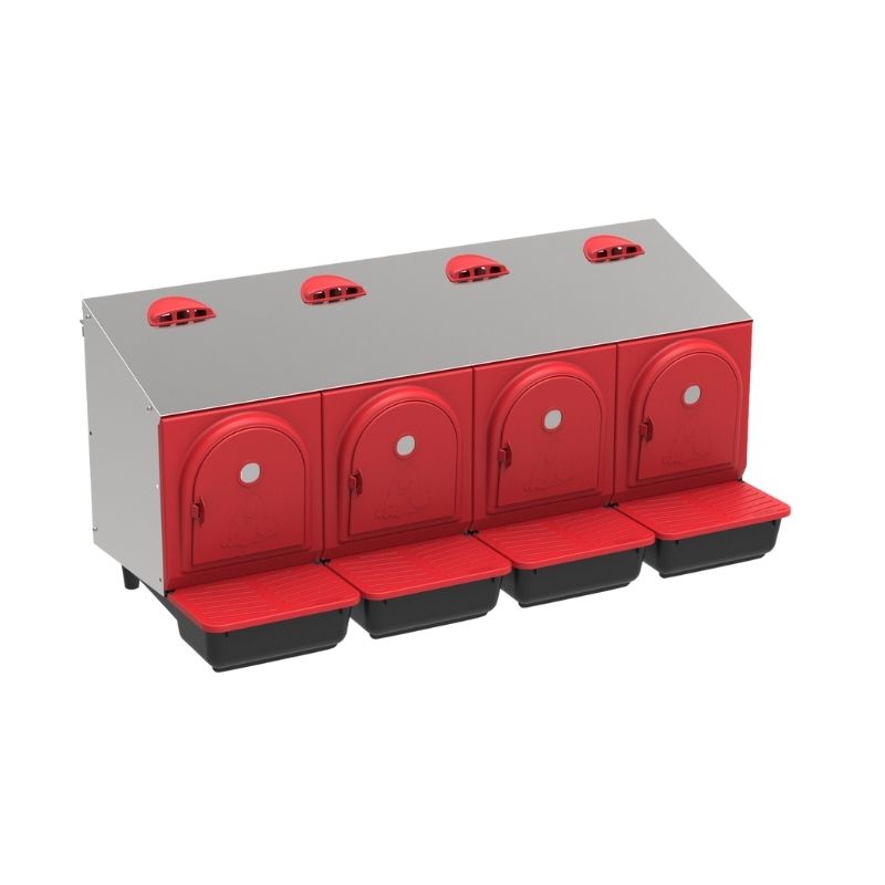 Ponederos Platinum - patas Sin patas, modelo 4 dptos, tipo Exterior - referencia 30934 - Copele