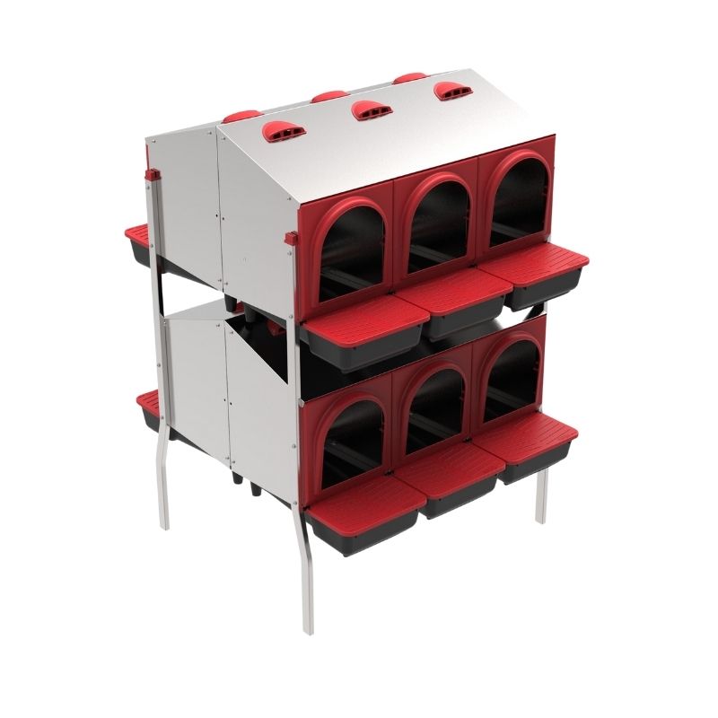 Ponederos Platinum - patas 2 pisos 2 caras, modelo 12 dptos, tipo Interior - referencia 30935 - Copele