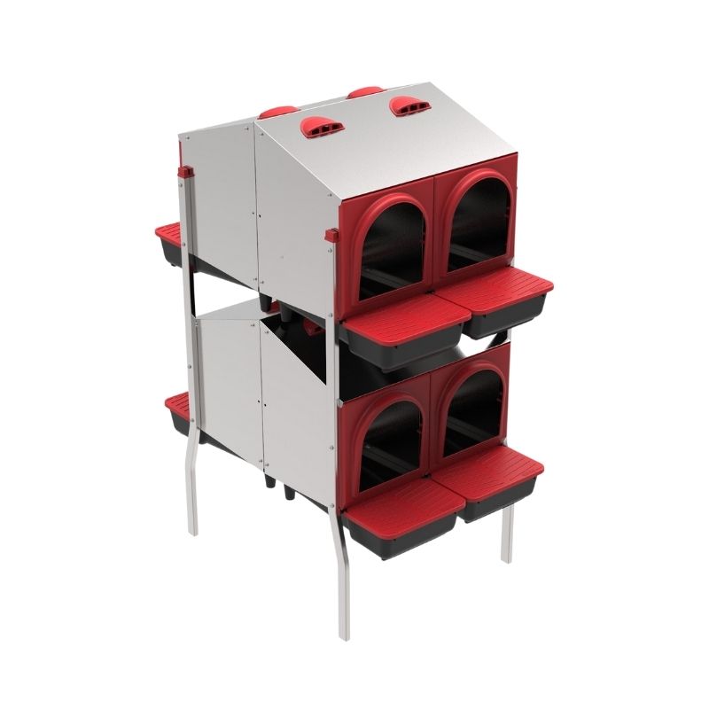 Ponederos Platinum - patas 2 pisos 2 caras, modelo 8 dptos, tipo Interior - referencia 30941 - Copele