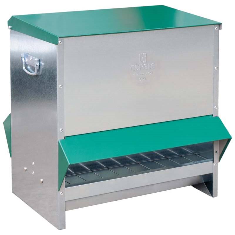 Tolva exterior para aves - color Chapa galvanizada, capacidad Mediana - referencia 70444 - Copele