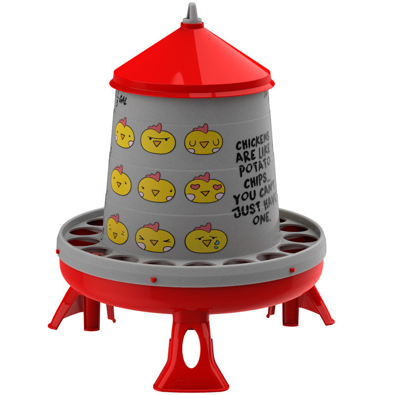 Tolvas Personalizables - Con etiqueta chips - color Rojo, capacidad 4 7 kg l, patas Con patas, modelo Con etiqueta chips - referencia 30996 - Copele